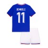 Maillot France Dembele 11 Enfant Domicile UEFA Euro 2024